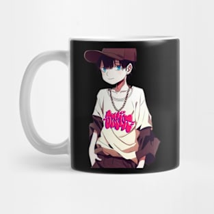 Hip hop style anime boys funny Mug